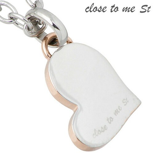 クロストゥーミー close to me メッセージハート ステンレス ネックレス 金属アレルギー対応 クロストゥーミー close to me メッセージハート ステンレス ネックレス 金属アレルギー対応