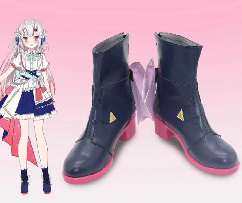 コスプレ靴 百鬼あやめ なきりあやめ hololive Vtuber 4th fes 下駄 シューズ 長靴 コスプレ クリスマス ハロウィン