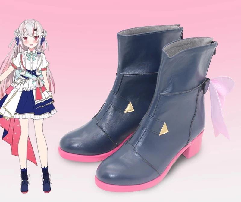 コスプレ靴 百鬼あやめ なきりあやめ hololive Vtuber 4th fes 下駄 シューズ 長靴 コスプレ クリスマス ハロウィン