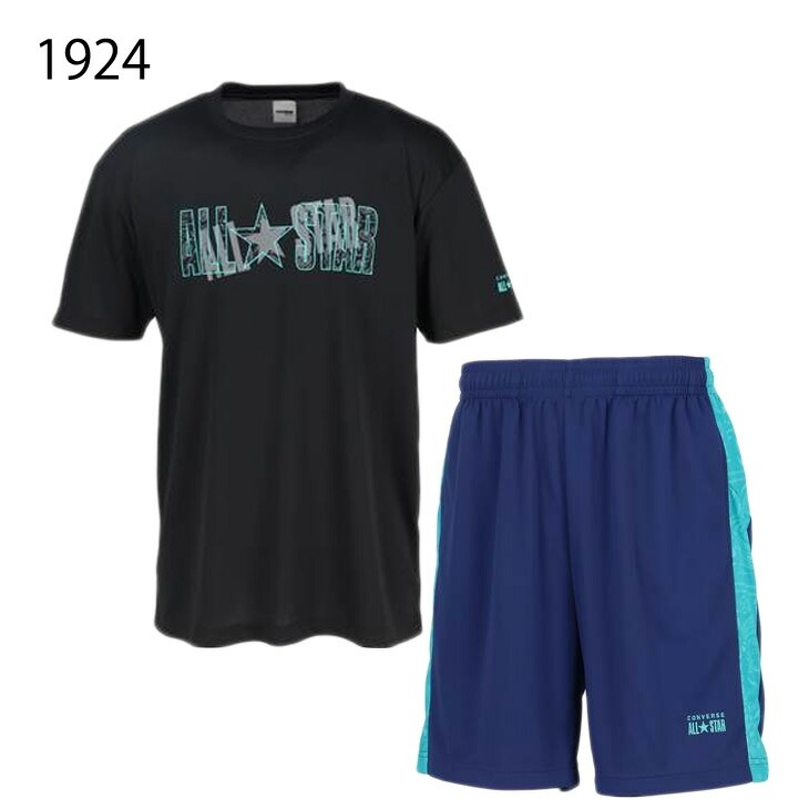 半袖Tシャツ ハーフパンツ メンズ プリントT プラクティスパンツ