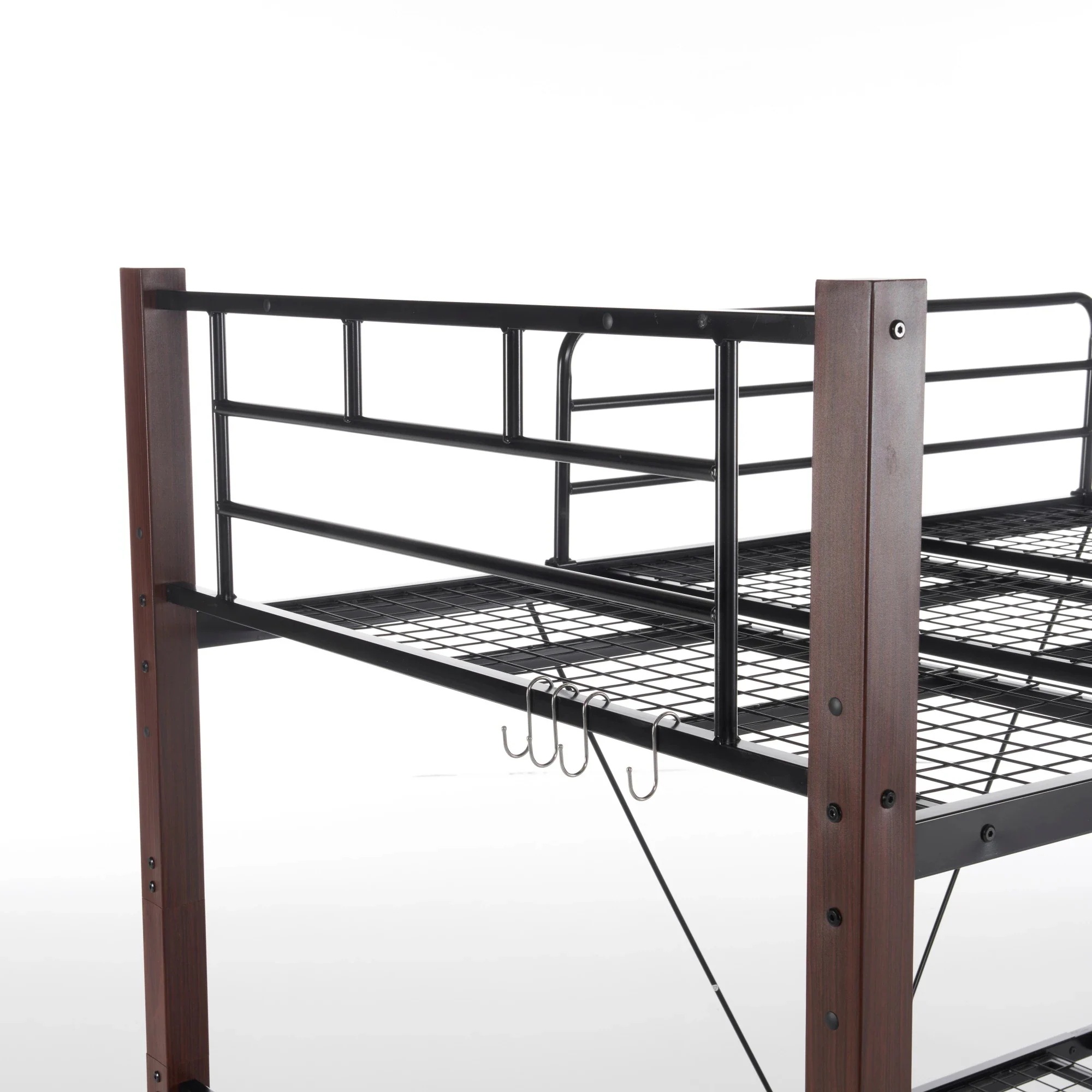 高さ150cm】ロフトベッド パイプベッド シングル ロータイプ 分割可能