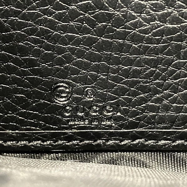 グッチ 長財布 GUCCI 598187 SOHO CELLARIUS SPECIAL PRODUCTION ソーホー ラウンドファスナー インターロッキングG レザータッセル 男女兼用 黒