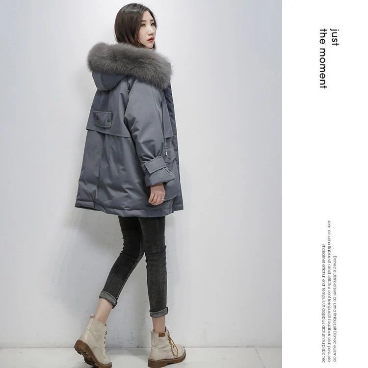 年新型冬韓系加絨加厚派オーバーのゆったり綿入れを克服して保温 年新型冬韓系加絨加厚派オーバーのゆったり綿入れを克服して保温