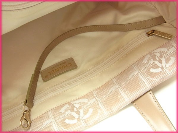 シャネル CHANEL トートバッグ ショルダーバッグ レディース トートMM ニュートラベルライン A15991 ベージュ系 ナイロンジャガード×カーフ (あす楽対応)激安 未使用品【中古】 Y19 シャネル CHANEL トートバッグ ショルダーバッグ レディース トートMM ニュートラベルライン A15991 ベージュ系 ナイロンジャガード×カーフ (あす楽対応)激安 未使用品【中古】 Y19