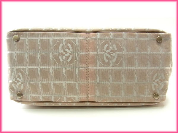 シャネル CHANEL トートバッグ ショルダーバッグ レディース トートMM ニュートラベルライン A15991 ベージュ系 ナイロンジャガード×カーフ (あす楽対応)激安 未使用品【中古】 Y19 シャネル CHANEL トートバッグ ショルダーバッグ レディース トートMM ニュートラベルライン A15991 ベージュ系 ナイロンジャガード×カーフ (あす楽対応)激安 未使用品【中古】 Y19