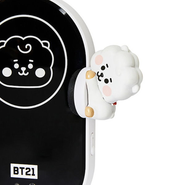 Qoo10] BT21 車載用 充電器 スマホスタンド ワイヤレ