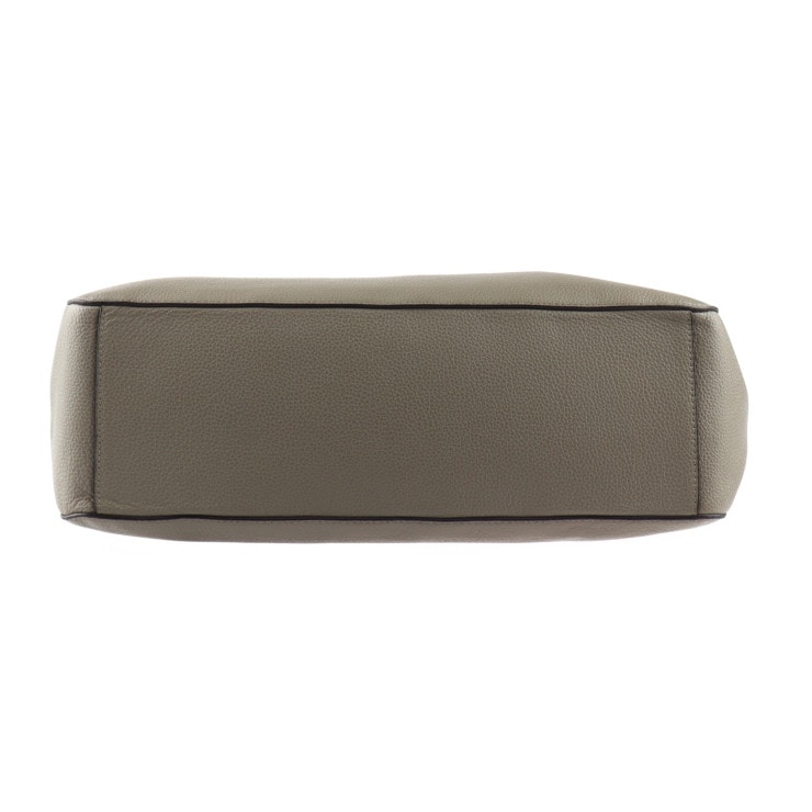 超美品 Furla フルラ トートバッグ - GIADA L ジャダ レザー グレージュ系 ゴールド金具 ショルダーバッグ 本物保証 中古