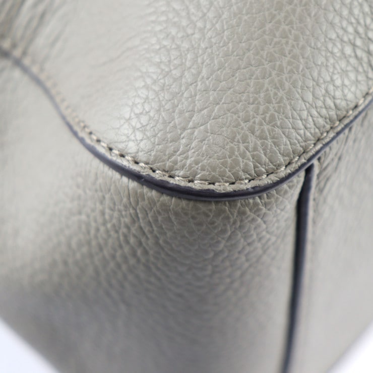 超美品 Furla フルラ トートバッグ - GIADA L ジャダ レザー グレージュ系 ゴールド金具 ショルダーバッグ 本物保証 中古