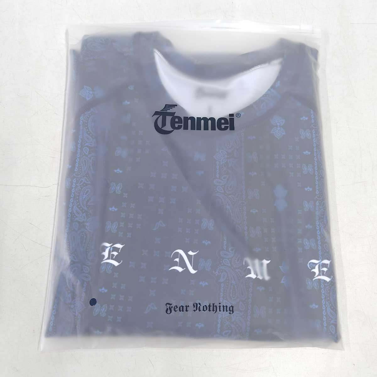 【中古・未使用品】Tenmei Original Paisley Rash Guard Short Sleeve ラッシュガード L メンズ 格闘技 中古・未使用品】Tenmei Original Paisley Rash Guard Short