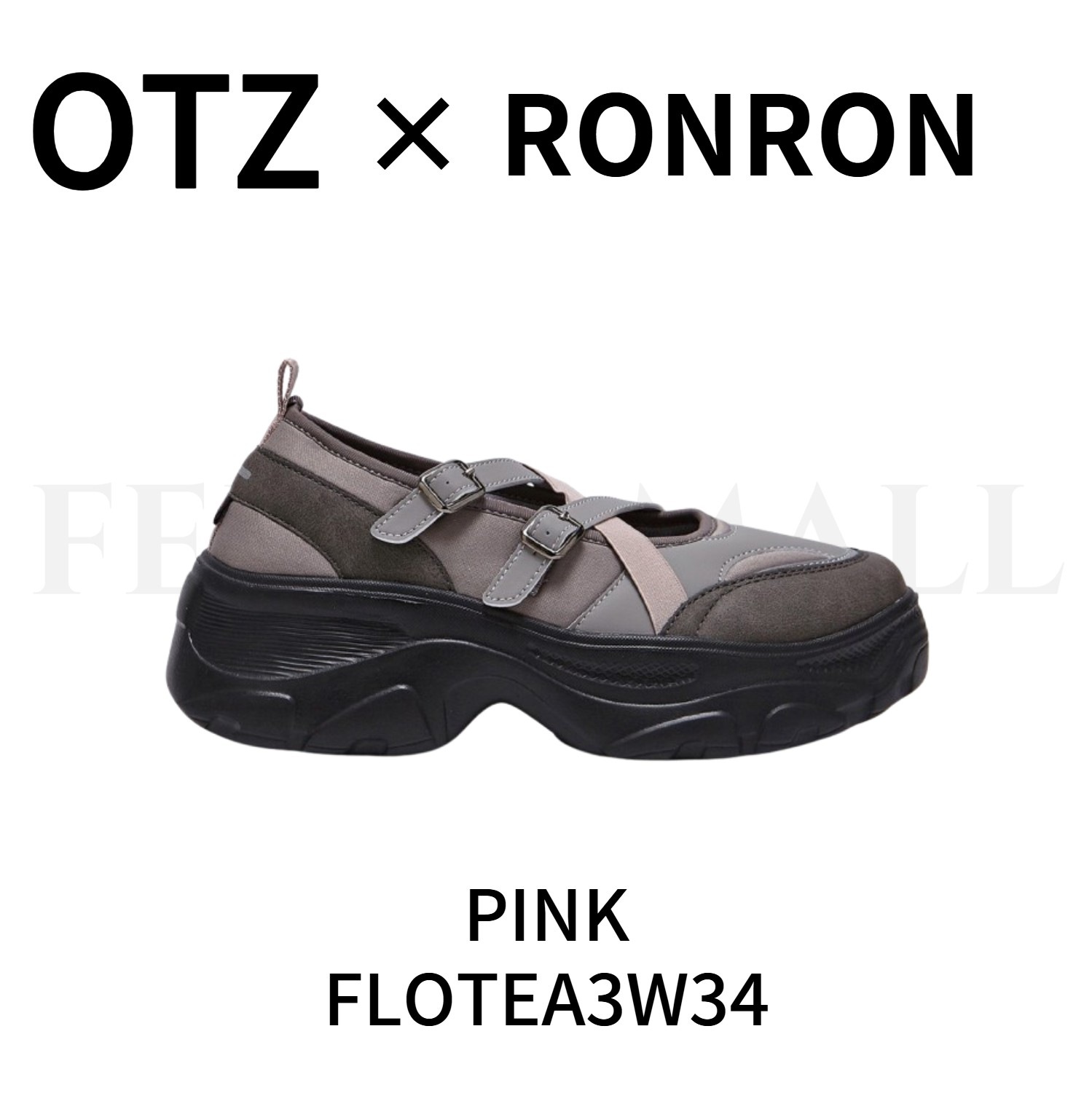 [OTZ] LOMITA Platform banding shoes 韓国シューズ OTZ × RONRON コラボカラー