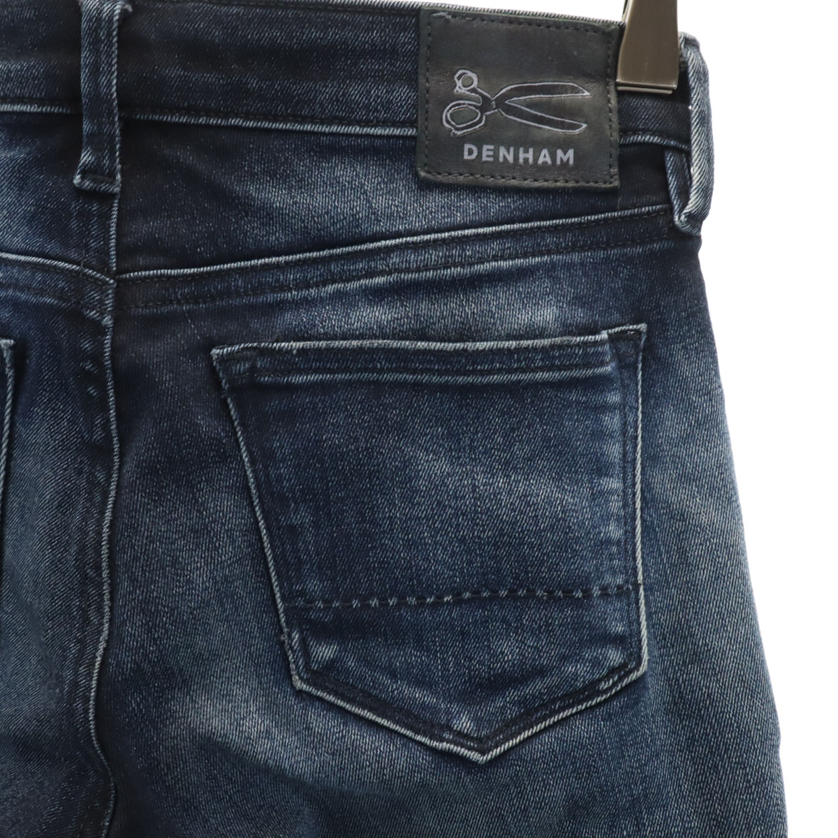 スキニーデニムパンツ W22 インディゴ ジーンズ レディース 古着