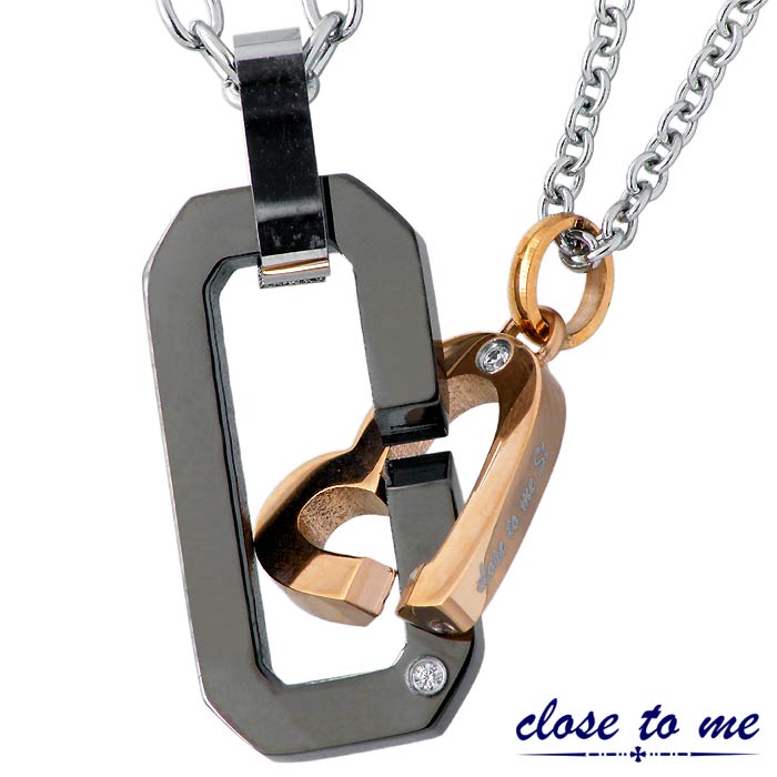 クロストゥーミー close to me ステンレス ネックレス CZ 金属アレルギー対応 クロストゥーミー close to me ステンレス ネックレス CZ 金属アレルギー対応