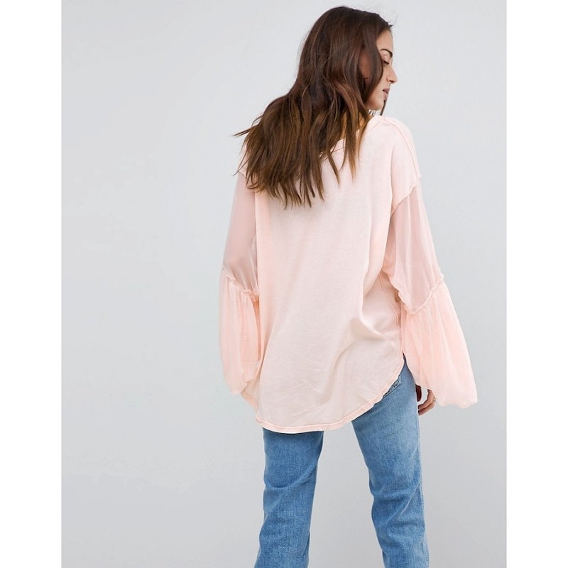 フリーピープル レディース トップス【Free People Still Got It Flared Sleeve Top】Pink フリーピープル レディース トップス【Free People Still Got It Flared Sleeve Top】Pink