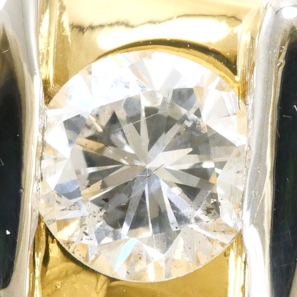 PT900 プラチナ K18YG リング 指輪 11号 ダイヤ 0.22 鑑別書 ジュエリー 中古 PT900 プラチナ K18YG リング 指輪 11号 ダイヤ 0.22 鑑別書 ジュエリー 中古