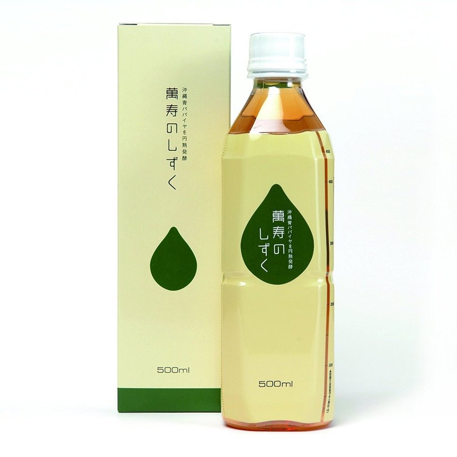 萬寿のしずく 500ml 2本セット 熱帯資源植物研究所 EM発酵健康エキス EM菌 万寿のしずく