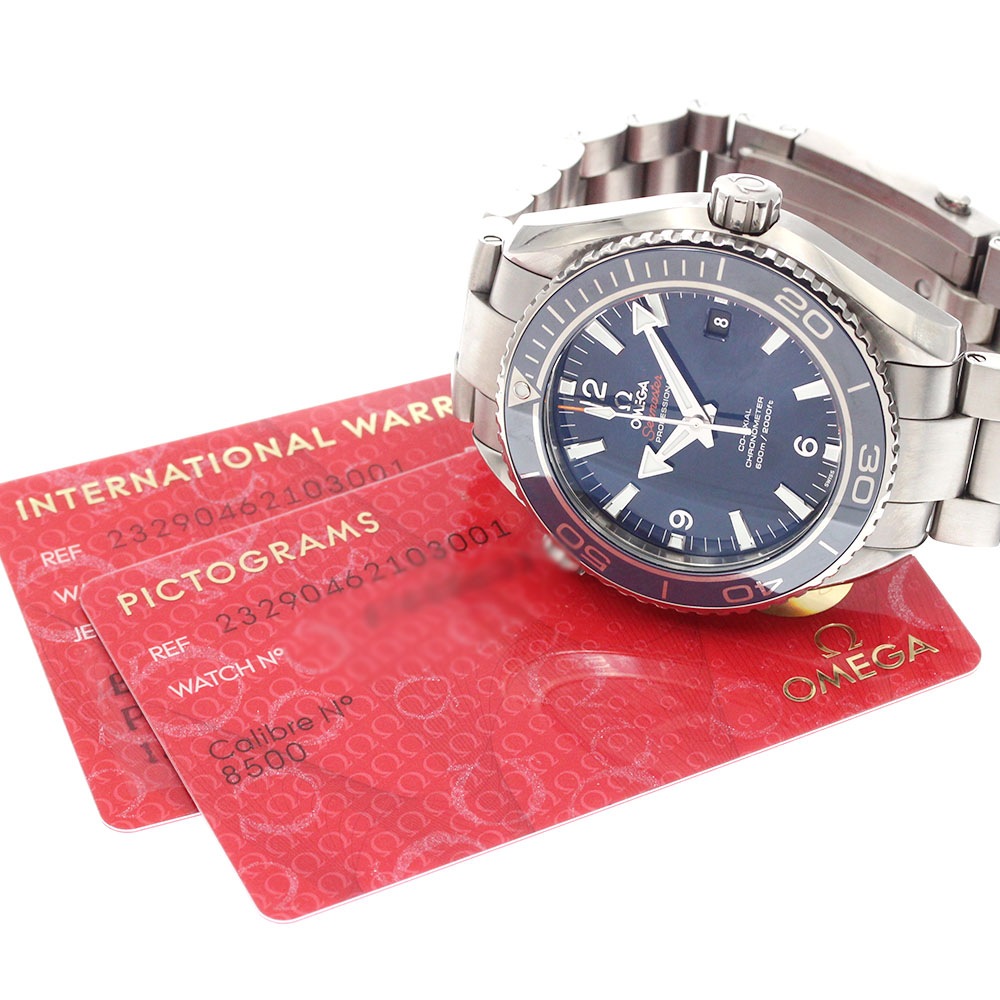オメガ OMEGA 232.90.46.21.03.001 シーマスター プラネットオーシャン デイト 自動巻き メンズ 保証書付き_877718【中古】 オメガ OMEGA 232.90.46.21.03.001 シーマスター プラネットオーシャン デイト 自動巻き メンズ 保証書付き_877718【中古】