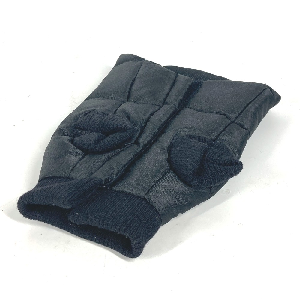 トップスその他 GG 犬 ワンちゃん わんちゃん ペット服 ドッグ コート ダウン ポリアミド ブラック