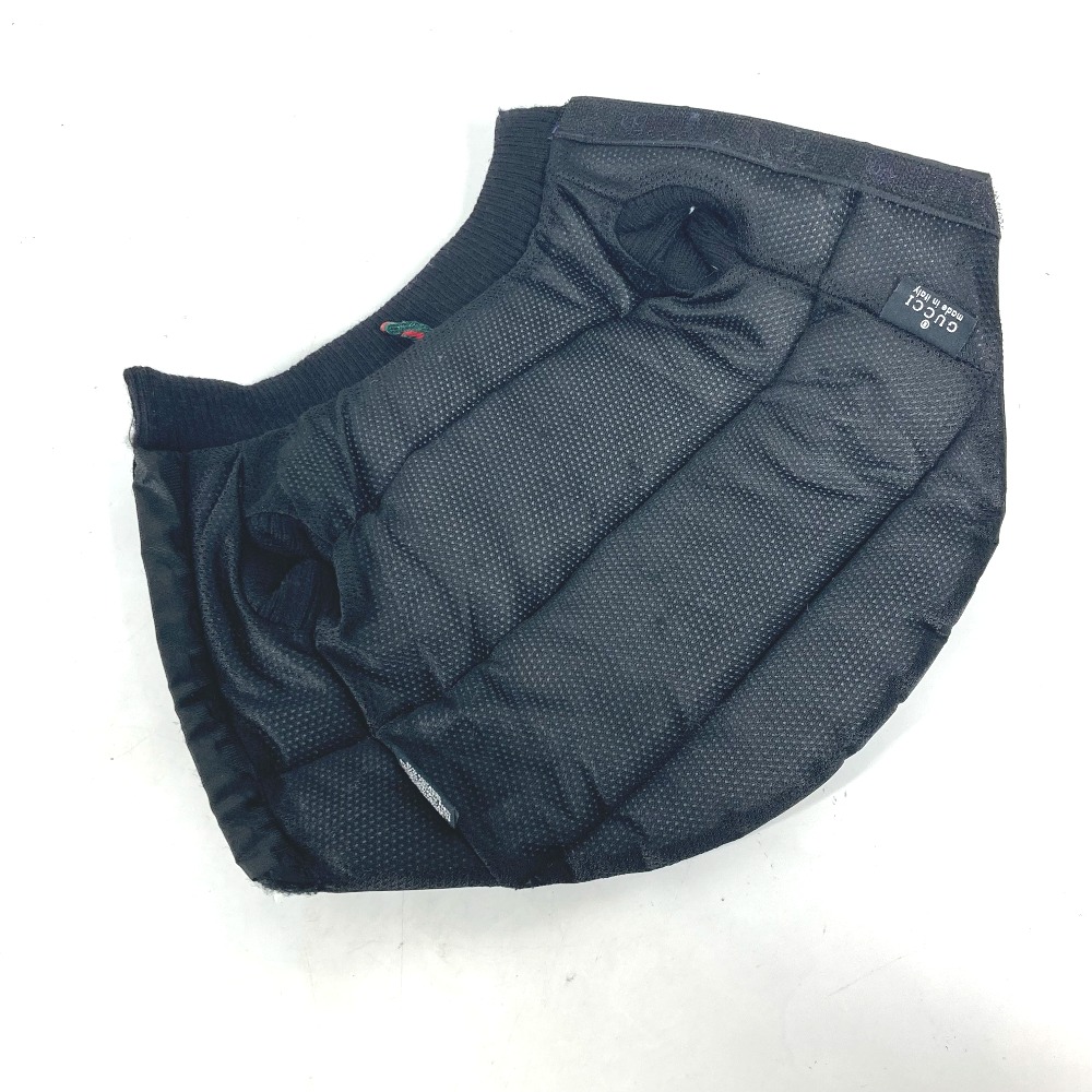 トップスその他 GG 犬 ワンちゃん わんちゃん ペット服 ドッグ コート ダウン ポリアミド ブラック