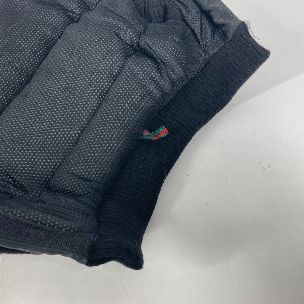 トップスその他 GG 犬 ワンちゃん わんちゃん ペット服 ドッグ コート ダウン ポリアミド ブラック