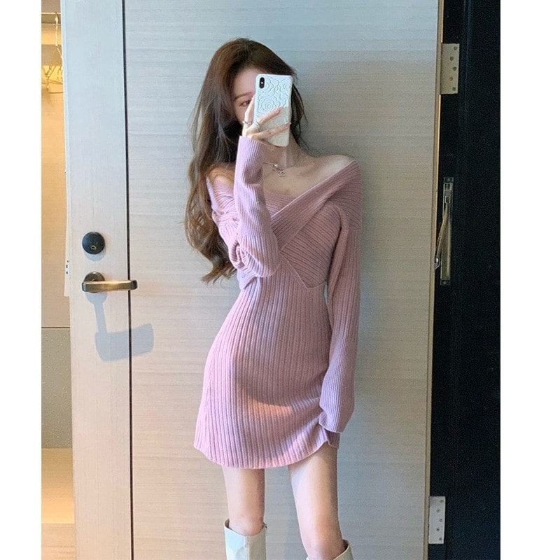 ワンピース 脚見せ ミニスカート タイトスカート ニットワンピース Pure Lust ニットスカート 秋の栽培ボトム ワンピース セクシー ワンピース 脚見せ ミニスカート タイトスカート ニットワンピース Pure Lust ニットスカート 秋の栽培ボトム ワンピース セクシー