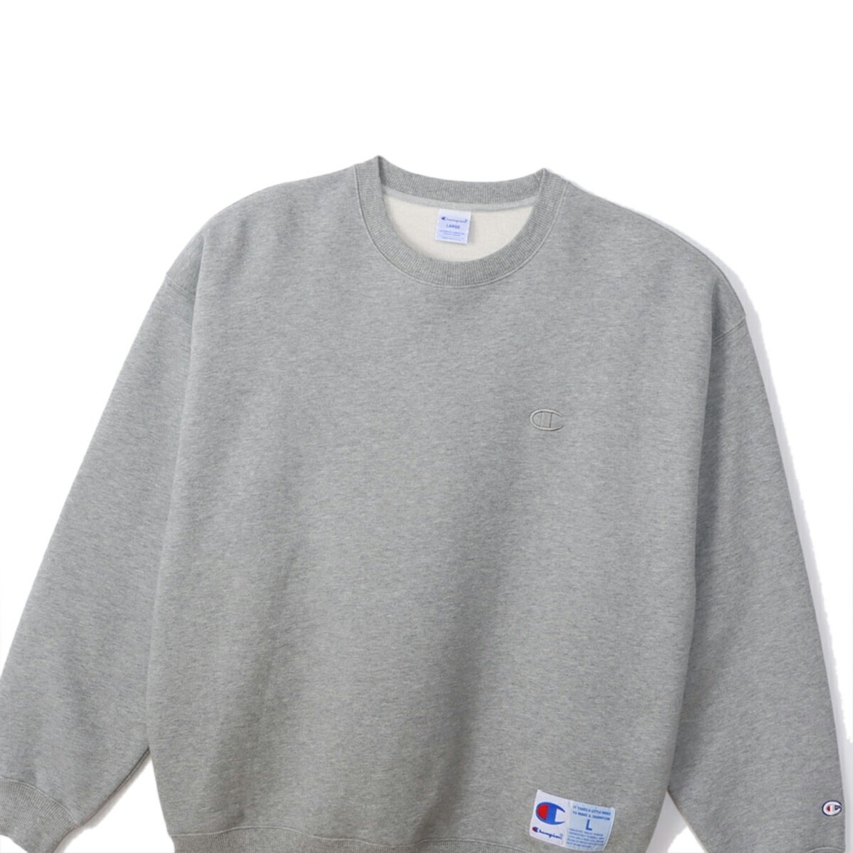 アクションスタイル クルーネックスウェットシャツ オックスフォードグレー スーパーフリース ルーズフィット c3-y034 アクションスタイル クルーネックスウェットシャツ オックスフォードグレー スーパーフリース ルーズフィット c3-y034