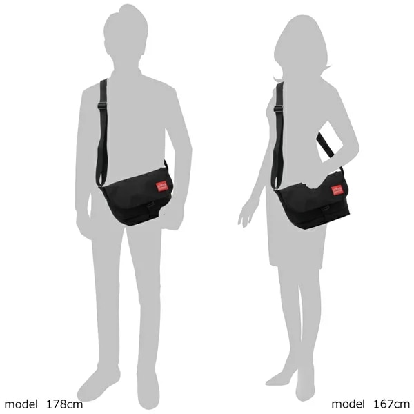 ショルダーバッグ ブラック メンズ レディース MANHATTAN PORTAGE 1605JRSFZP blk