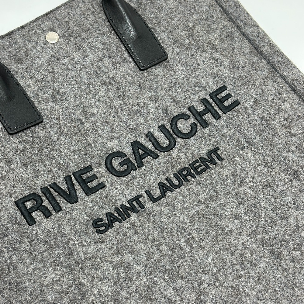トートバッグ 632539 リヴゴーシュ RIVE GAUCHE ショルダーバッグ 肩掛け ハンドバッグ カバン フェルト グレー