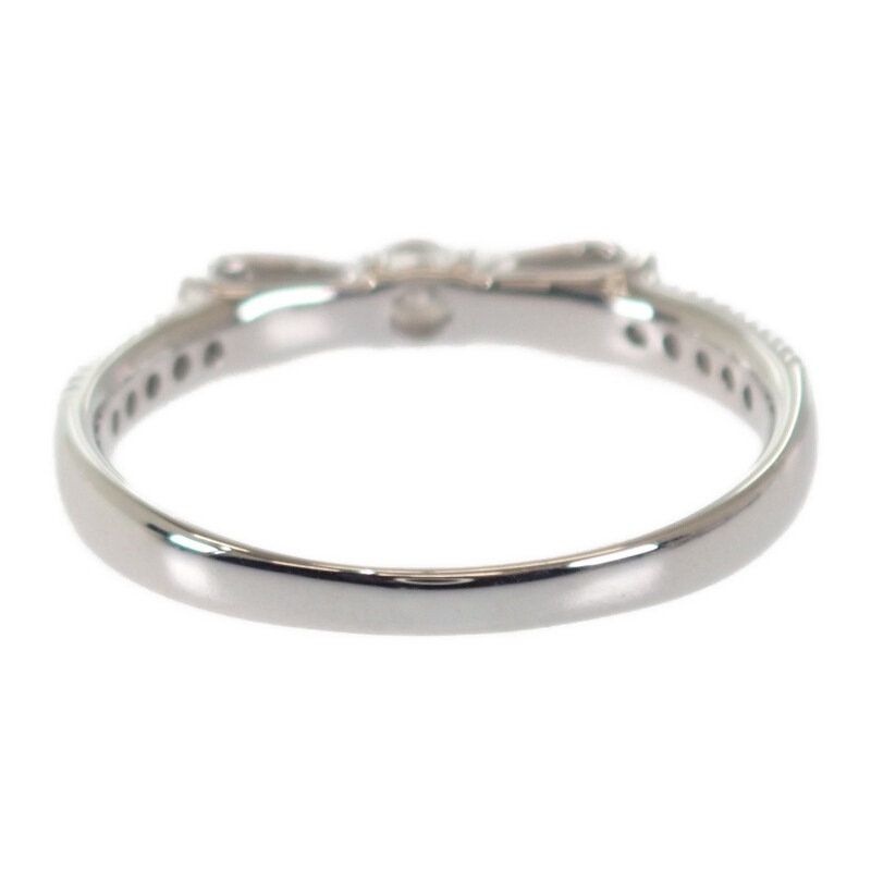 【no brand】デザインジュエリー リボンモチーフ リング K18ホワイトゴールド 11号 ダイヤモンド レディース 【no brand】デザインジュエリー リボンモチーフ リング K18ホワイトゴールド 11号 ダイヤモンド レディース