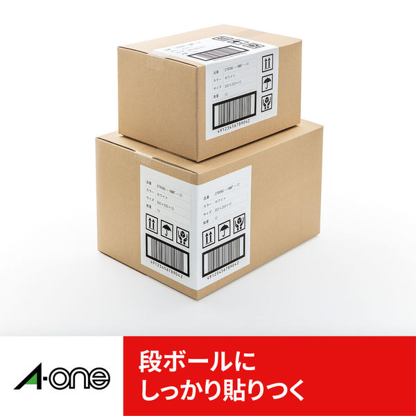 （まとめ買い）ラベルシール プリンタ兼用 強粘着タイプ A4判 95面 四辺余白付 角丸 100シート 78595 [x3]