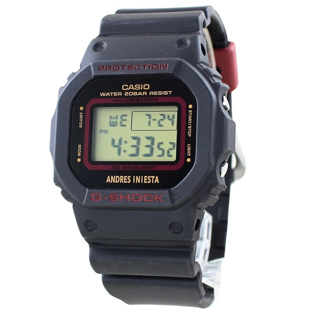 Gショック 限定モデル デジタル 腕時計 手表 メンズ 20気圧防水 イニエスタ コラボモデル ジーショック コラボウォッチ サッカー好き プレゼント 大人 男性 カシオ G-SHOCK ポイント消化
