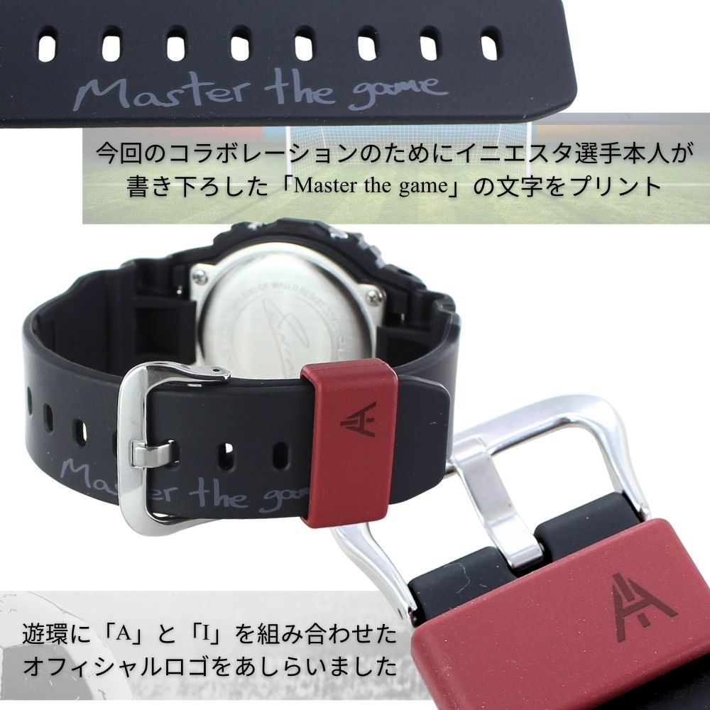 Gショック 限定モデル デジタル 腕時計 手表 メンズ 20気圧防水 イニエスタ コラボモデル ジーショック コラボウォッチ サッカー好き プレゼント 大人 男性 カシオ G-SHOCK ポイント消化