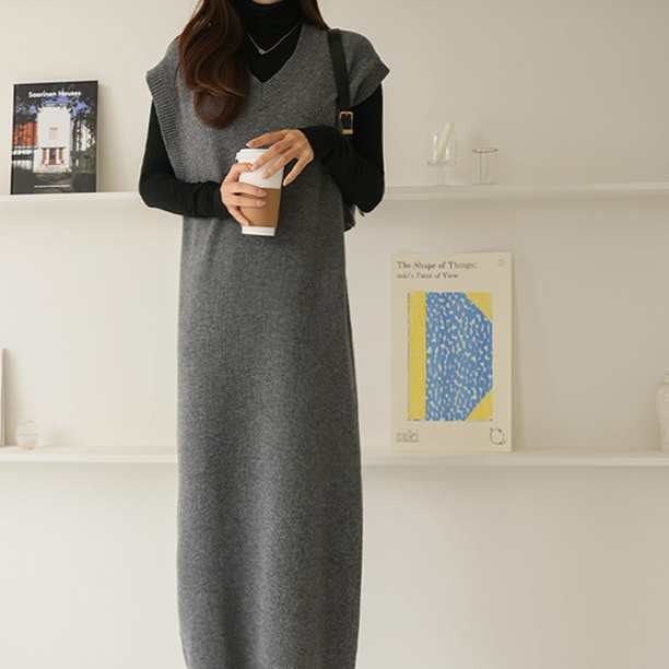 【2025新作入荷】ワンピース ロングワンピース ノースリーブワンピース Vネック ロング丈 かわいい 大人可愛い きれいめ シンプル カジュアル 上品 おしゃれ かっこいい 大人女子 こなれ感 個性
