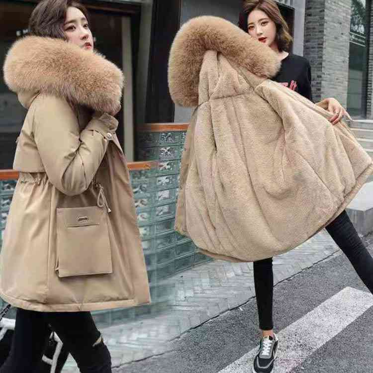 裏起毛コートモッズコートレディース裏起毛ジャケット裏起毛アウターミリタリーブルゾン裏ボア長袖キルティングファスナー付きフード付き防寒着秋冬着痩せ寒さ対策暖かい