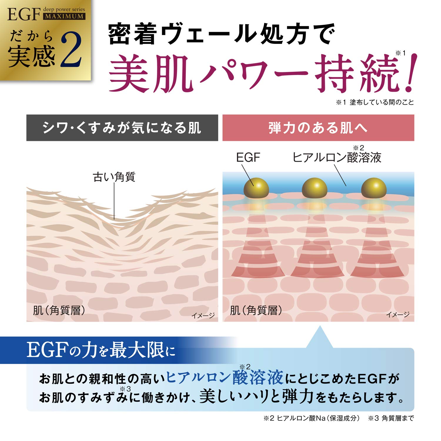EGF ディープパワーエキスマキシマム 高濃度EGF原液美容液 / 20ml