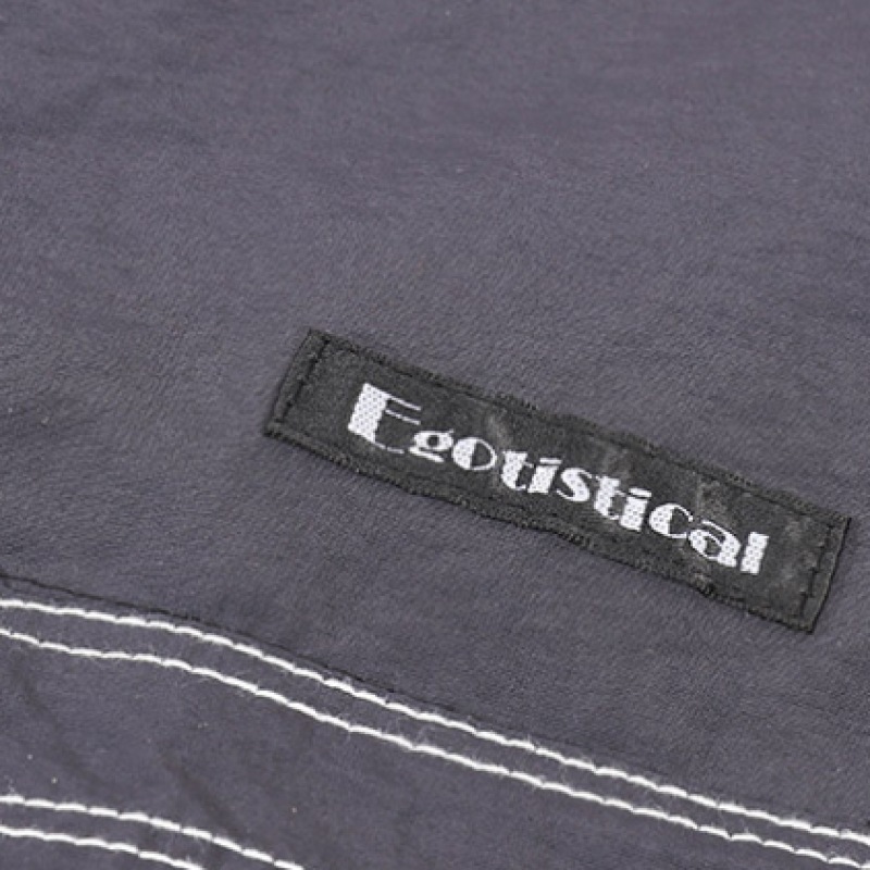 [Juans] オーバーフィットストリングステッチカラーショートスリーブアノラックPWJP2146