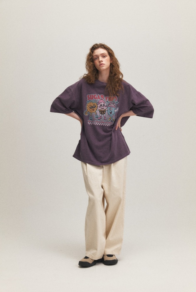 CPGN STUDIO】 Sugar Trio Pigment Short Sleeve Tee Tシャツ