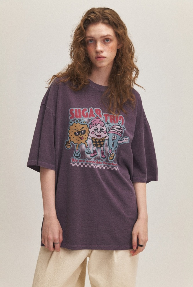 CPGN STUDIO】 Sugar Trio Pigment Short Sleeve Tee Tシャツ
