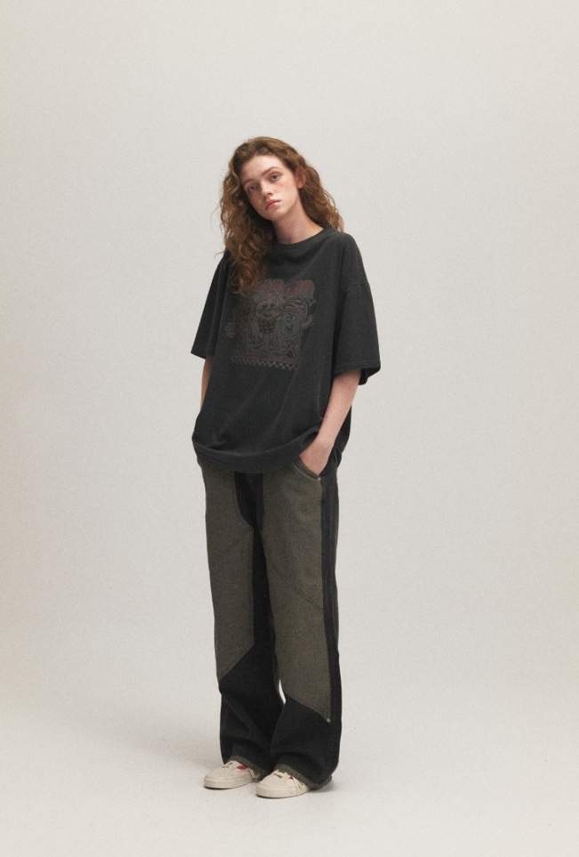 CPGN STUDIO】 Sugar Trio Pigment Short Sleeve Tee Tシャツ
