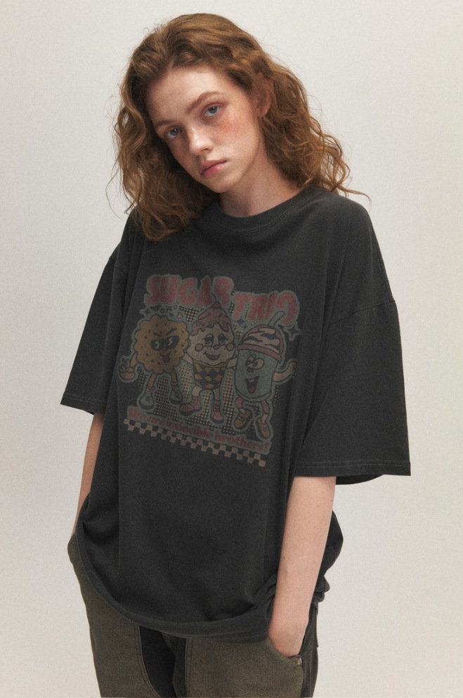 【CPGN STUDIO】24SS★ Sugar Trio Pigment Short Sleeve Tee MUSINSA | CPGN STUDIO Sugar Trio Pigment Short Sleeve Tee