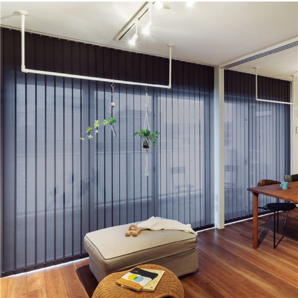 ハンギングバー H-2 天井付けCタイプセット 約278cmx17cm ブラック