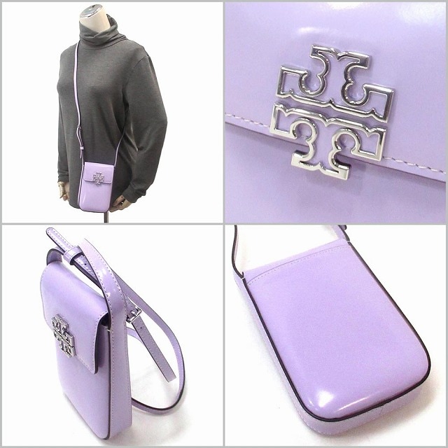 TORY BURCH トリバーチ アウトレット バッグ ブリテン パテント クロスボディ スマホショルダー ショルダーバッグ 157812 502 TORY BURCH トリバーチ アウトレット バッグ ブリテン パテント クロスボディ スマホショルダー ショルダーバッグ 157812 502