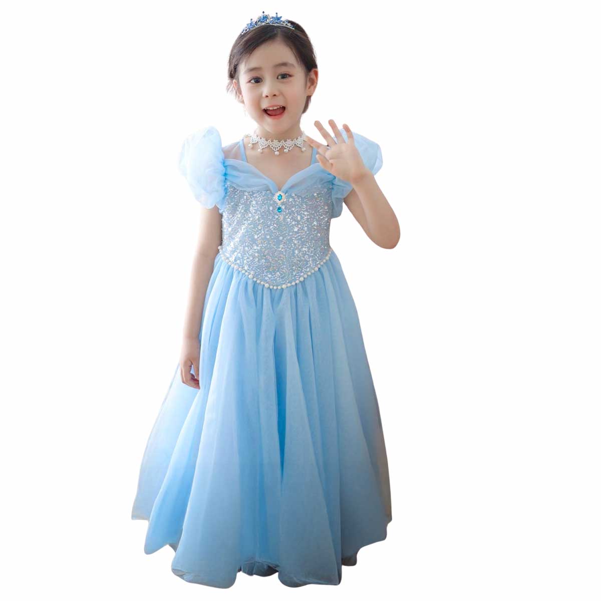 【3日間発送 赤字覚悟】【3点セット付き】エルサ ドレス 子供 キッズ 雪女王 長袖 半袖 衣装 プリンセス ドレス 衣装 コスチューム 【3日間発送 赤字覚悟】【3点セット付き】エルサ ドレス 子供 キッズ 雪女王 長袖 半袖 衣装 プリンセス ドレス 衣装 コスチューム