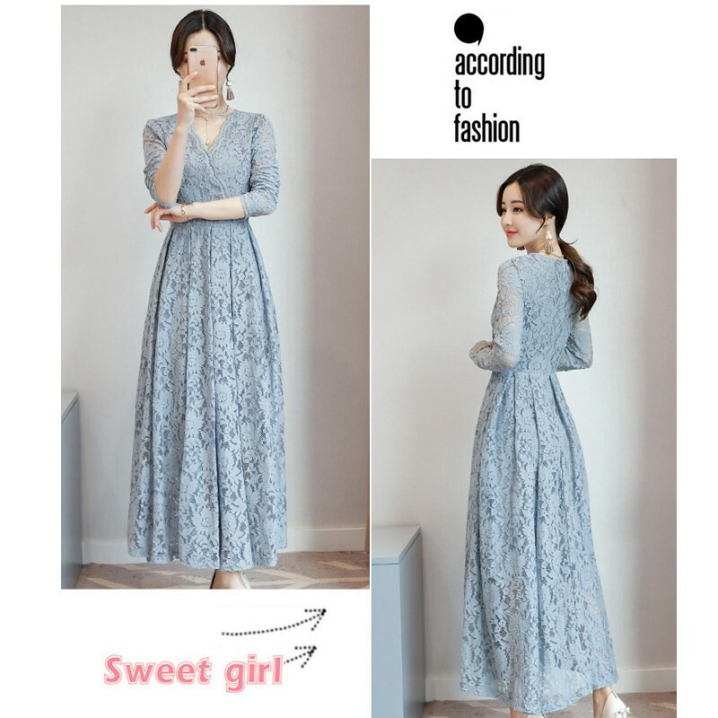 【即納】パーティードレス 結婚式 ワンピース ロング丈 総レース 刺繍 ワンピース パーティードレス ロング 大きいサイズ 入園式 二次会 謝恩会 同窓会 服装 発表会 大人 フォーマル お呼ばれ 長