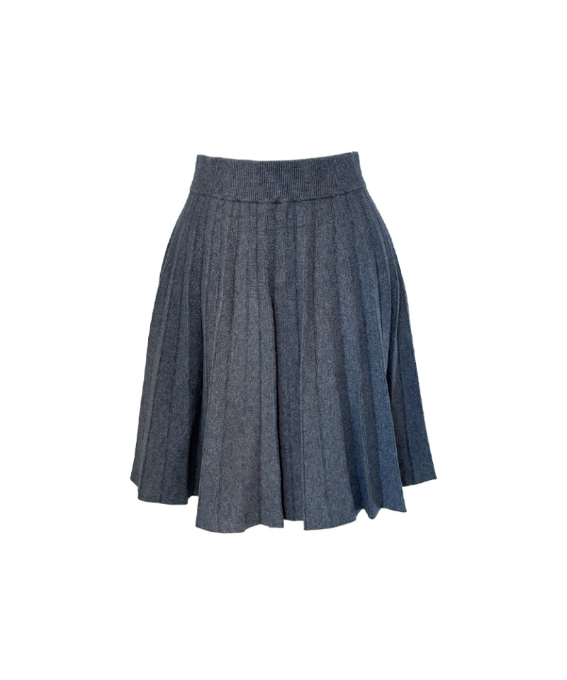 バンディングプリーツミニスカート バンディングプリーツミニスカート