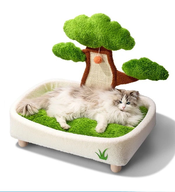 猫用 ペットベッド 小型犬 爪とぎ オールシーズン もこもこ ペットソファ 麻 おしゃれ 可愛い シンプル ねこ ネコ 子猫 つめとぎ 爪研ぎ 爪みがき ペットソファー クッション ペットマット ペッ