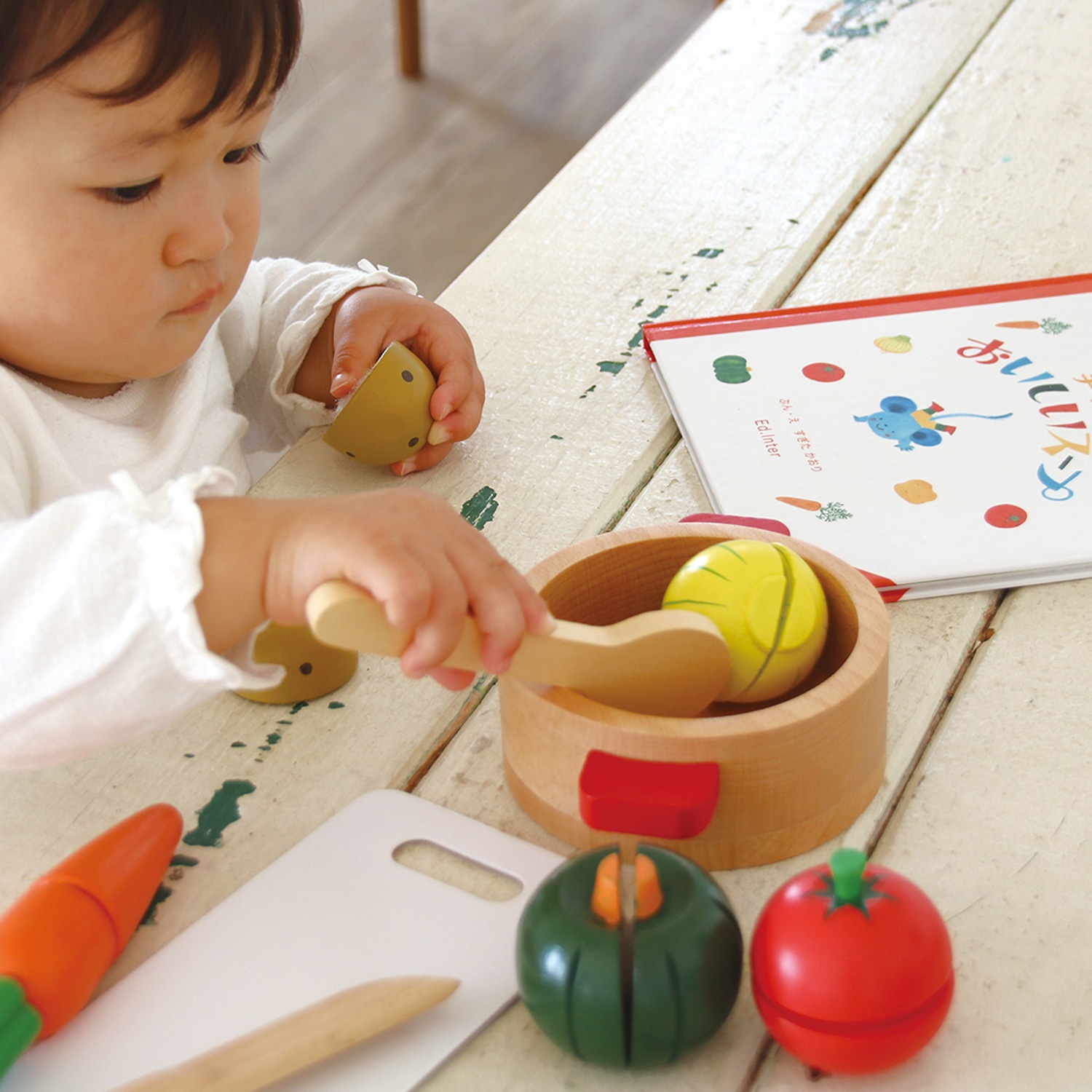 おままごと 絵本 チーズくんのおいしいスープ 3歳から 知育玩具 おもちゃ 806555