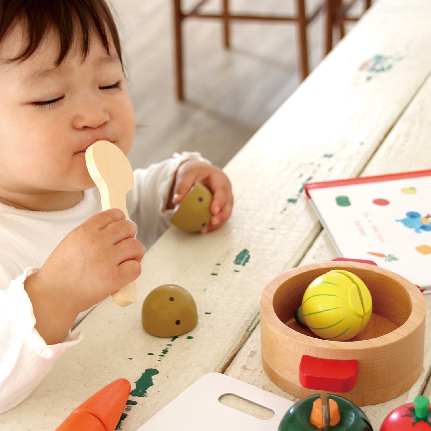 おままごと 絵本 チーズくんのおいしいスープ 3歳から 知育玩具 おもちゃ 806555