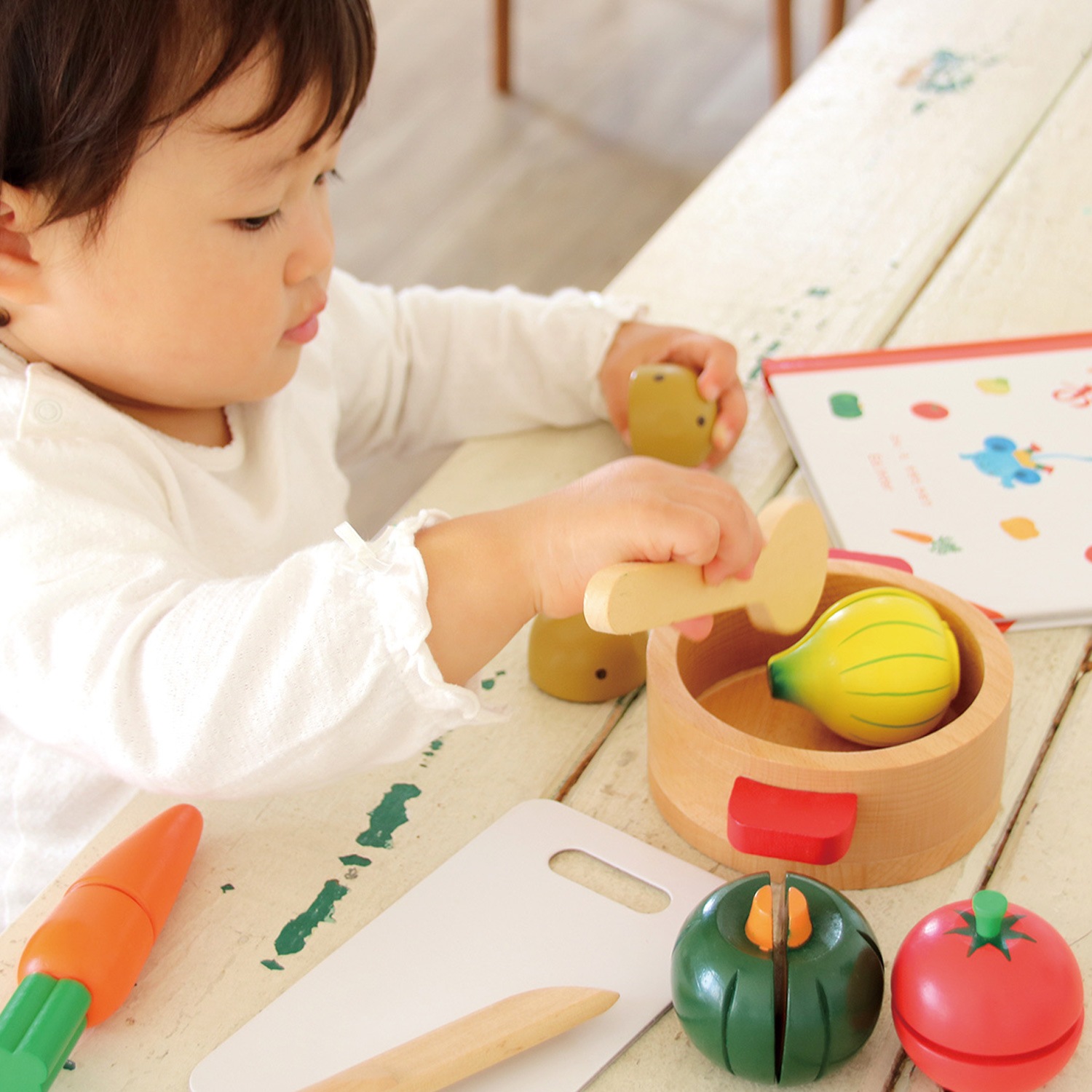 おままごと 絵本 チーズくんのおいしいスープ 3歳から 知育玩具 おもちゃ 806555