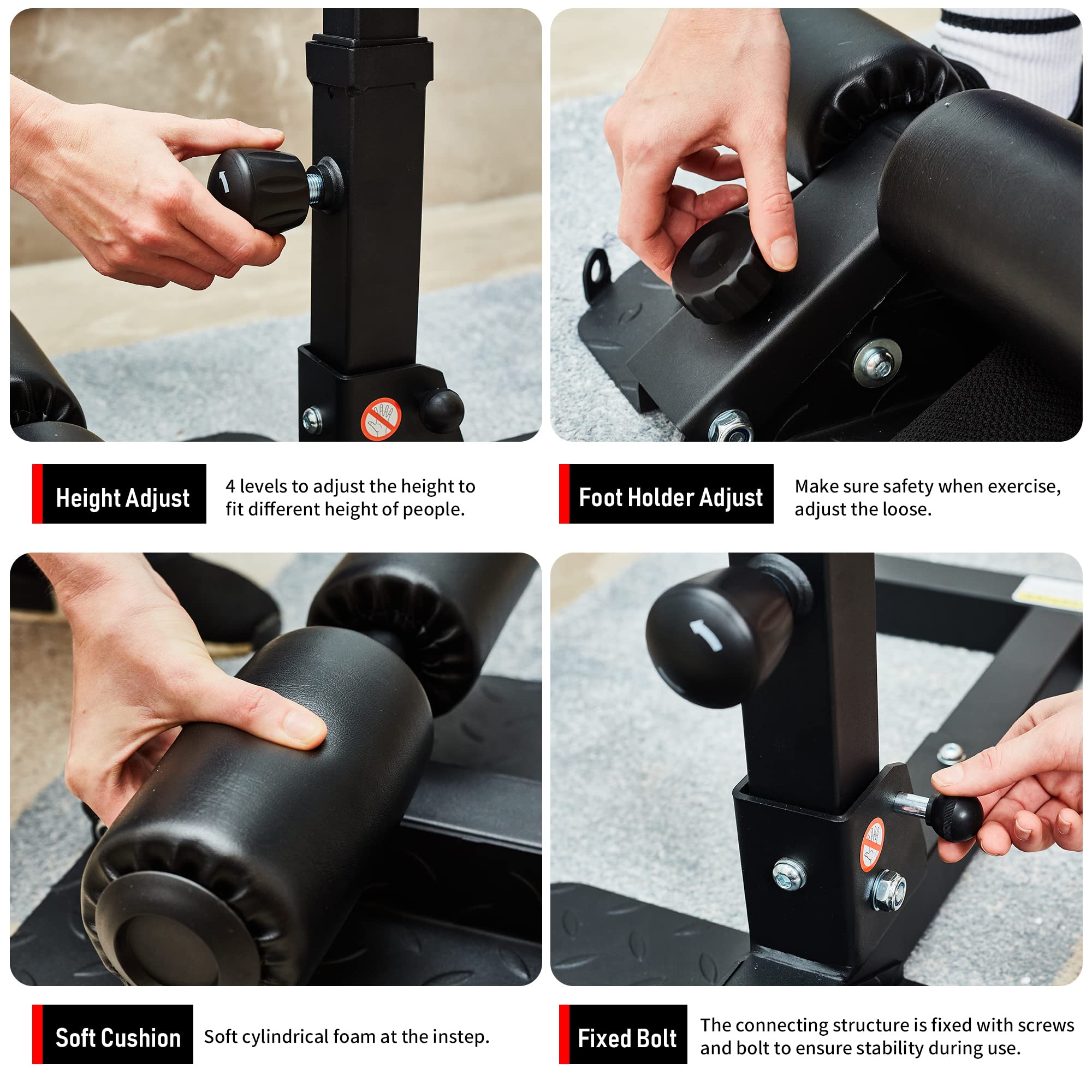 デラックス多機能ディープシーシースクワットベンチ leikefitness