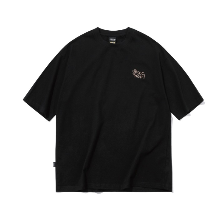 【CPGN STUDIO】24SS★ Heart Bunny Embroidered Short Sleeve T CPGN STUDIO】 Heart Bunny Embroidered Short Sleeve Tee T
